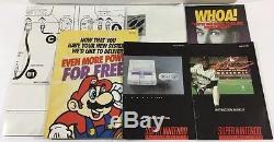 Super Nintendo SNES Console System In Box Boxed Ken Griffey Jr. Complete Nice Ex