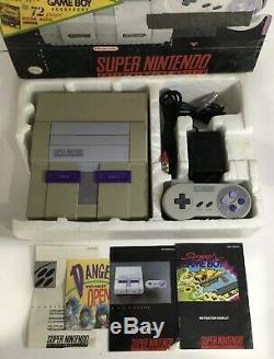 Super Nintendo SNES Console System In Box Boxed Walmart Complete