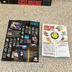 Super Nintendo SNES Console System Super Mario World Set in Original Box Oem