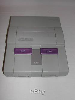 Super Nintendo SNES Console Video Game System Games Bundle