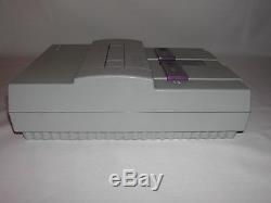 Super Nintendo SNES Console Video Game System Games Bundle