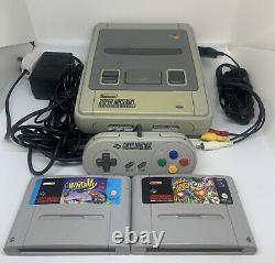 Super Nintendo SNES Console With 2 Games Fully Working PAL
