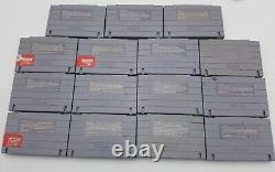 Super Nintendo SNES Console and 15 Game Lot. SEE PICTURES, READ DESCRIPTION