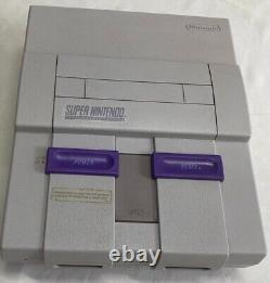Super Nintendo SNES Console in EXCELLENT Condition with Controllers and Games