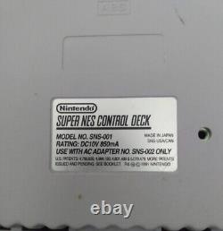 Super Nintendo SNES Console in original working order