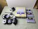 Super Nintendo Snes Console With Accessories & 3 Game (tested & Working) Mario