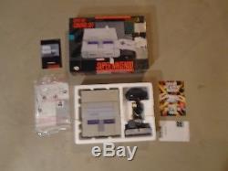 Super Nintendo SNES Control Set Console System Box