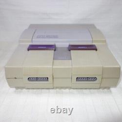 Super Nintendo SNES + Controller + 4 games + cables (SNS-001) TESTED WORKING