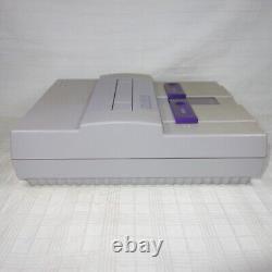 Super Nintendo SNES + Controller + 4 games + cables (SNS-001) TESTED WORKING