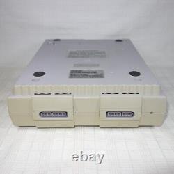 Super Nintendo SNES + Controller + 4 games + cables (SNS-001) TESTED WORKING