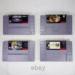 Super Nintendo SNES + Controller + 4 games + cables (SNS-001) TESTED WORKING