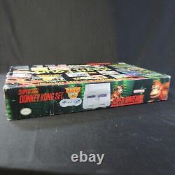 Super Nintendo SNES Donkey Kong Country Set BOX ONLY Some Inserts and Styrofoam