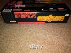 Super Nintendo (SNES) EarthBound Boxed Complete Stickers complete in book