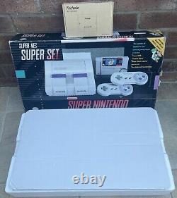 Super Nintendo/SNES Entertainment System Complete With Inlay + Mario +NTSC/USA