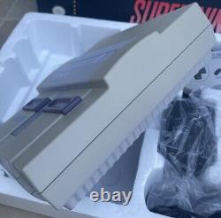 Super Nintendo/SNES Entertainment System Complete With Inlay + Mario +NTSC/USA