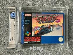 Super Nintendo SNES F-Zero 1991 Factory Sealed WATA Graded 9.4 A+ MIB MISB New