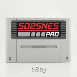 Super Nintendo SNES Famicom Everdrive SD2SNES Pro + SD Card NEW Cartridge Roms