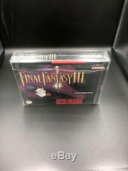 Super Nintendo (SNES) Final Fantasy III (3) Very RARE NEWith SEALED