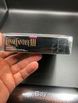 Super Nintendo (SNES) Final Fantasy III (3) Very RARE NEWith SEALED