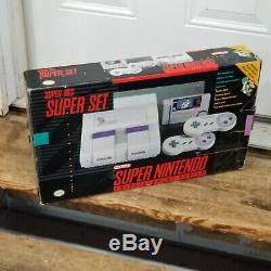 Super Nintendo SNES Game Console System EMPTY BOX & STYROFOAM ONLY NO SYSTEM