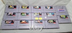 Super Nintendo SNES Game Lot (14) Skuljagger, X Zone, The Lost Dimension +