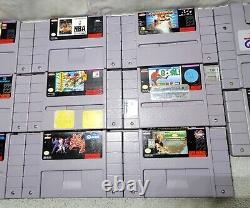 Super Nintendo SNES Game Lot (14) Skuljagger, X Zone, The Lost Dimension +