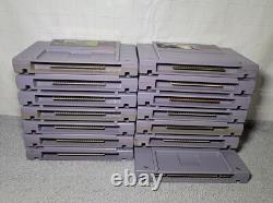 Super Nintendo SNES Game Lot (14) Skuljagger, X Zone, The Lost Dimension +