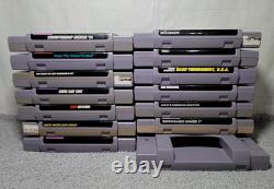 Super Nintendo SNES Game Lot (14) Skuljagger, X Zone, The Lost Dimension +
