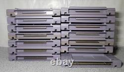 Super Nintendo SNES Game Lot (14) Skuljagger, X Zone, The Lost Dimension +