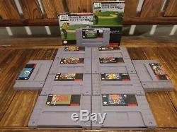 Super Nintendo SNES Game Lot ZELDA MARIO WORLD DK COUNTRY LEMMINGS 2 THE TRIBES