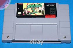 Super Nintendo SNES Game ZOMBIES ATE MY NEIGHBORS Complete in Box CIB WORKS