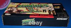 Super Nintendo SNES Game ZOMBIES ATE MY NEIGHBORS Complete in Box CIB WORKS