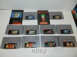 Super Nintendo SNES Games Complete Fun You Pick & Choose Video Game Updated 9/14