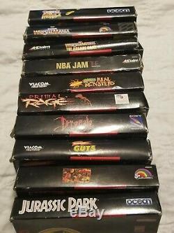 Super Nintendo SNES Games Lot Of 10 Boxed