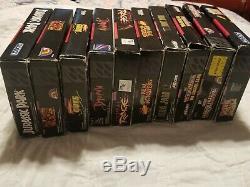 Super Nintendo SNES Games Lot Of 10 Boxed