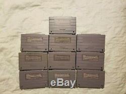 Super Nintendo SNES Games Lot Of 10 Boxed