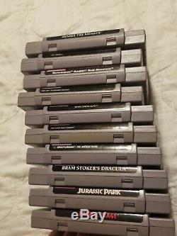 Super Nintendo SNES Games Lot Of 10 Boxed