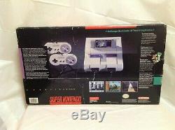 Super Nintendo SNES Gaming Console In Original Box with Two Controllers Bundle