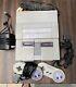 Super Nintendo Snes Gaming Console With Cords And 2 Original Controllers Tested