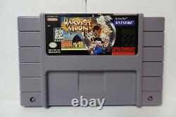 Super Nintendo SNES Harvest Moon Cartridge Only Tested & Working