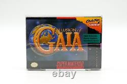 Super Nintendo SNES Illusion of Gaia Video Game Box Manual & Map 1994 Gensouki