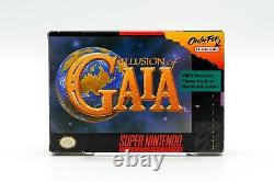 Super Nintendo SNES Illusion of Gaia Video Game Box Manual & Map 1994 Gensouki