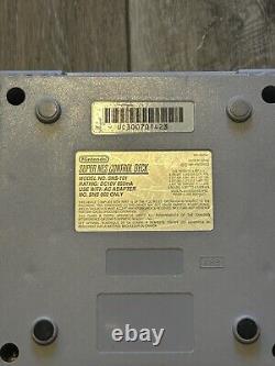 Super Nintendo SNES JR Mini Console Bundle With 2 Controllers And Games Tested