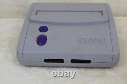 Super Nintendo SNES Jr. Console Bundle SNS-101 CLEANED & TESTED
