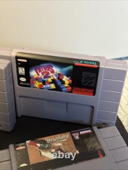 Super Nintendo SNES Jr OEM Video Game Console SNS-101, 5 Games, Complete, Tested