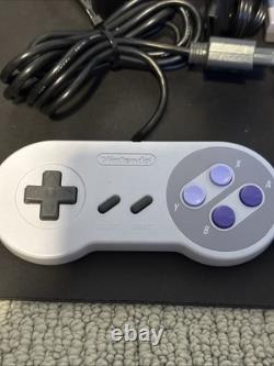 Super Nintendo SNES Jr OEM Video Game Console SNS-101, 5 Games, Complete, Tested