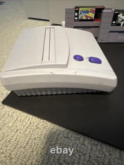 Super Nintendo SNES Jr OEM Video Game Console SNS-101, 5 Games, Complete, Tested