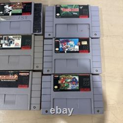 Super Nintendo SNES Jr Video Game Console SNS-101, 6 Games, Complete, Tested