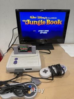 Super Nintendo SNES Jr Video Game Console SNS-101, 6 Games, Complete, Tested