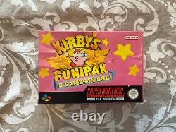 Super Nintendo SNES Kirby's Fun Pak Boxed